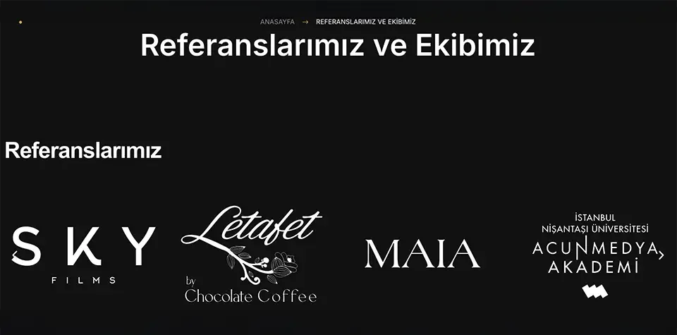 4K Creative web sitesi tasarımı